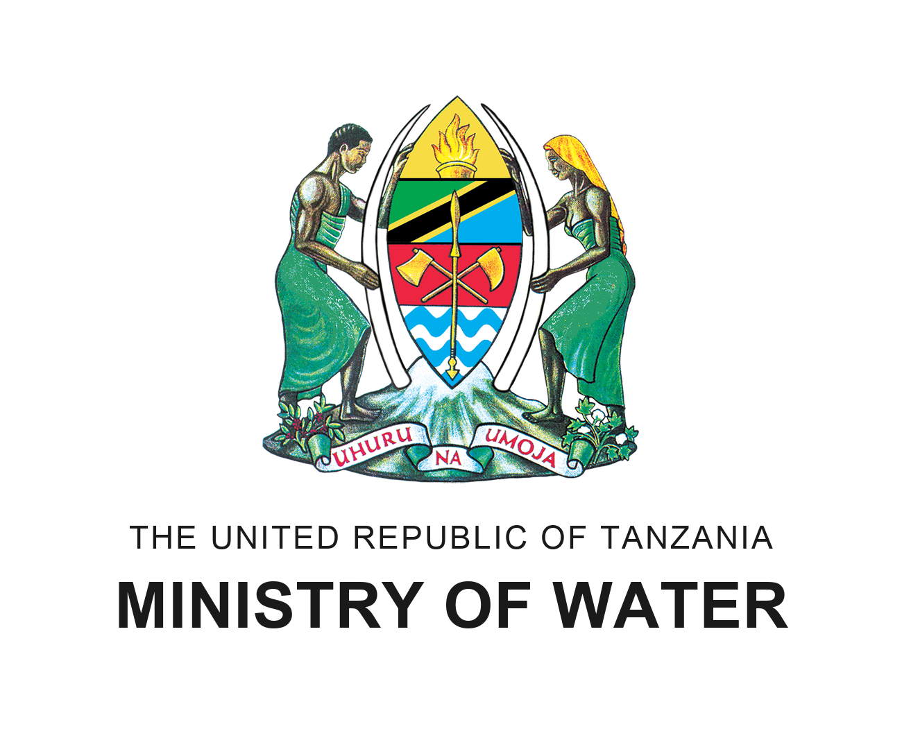 Logo des Wasserministeriums der Vereinigten Republik Tansania (Ministry of Water), Projektpartner von ANDA