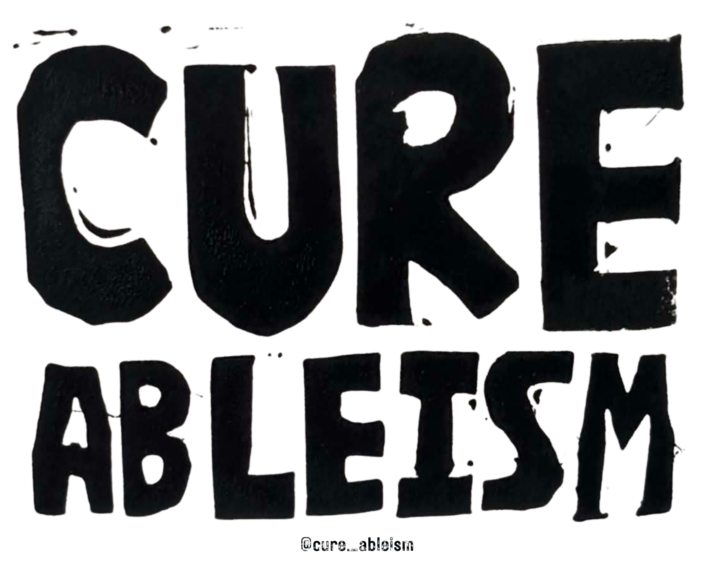 Cure Ableism Sticker