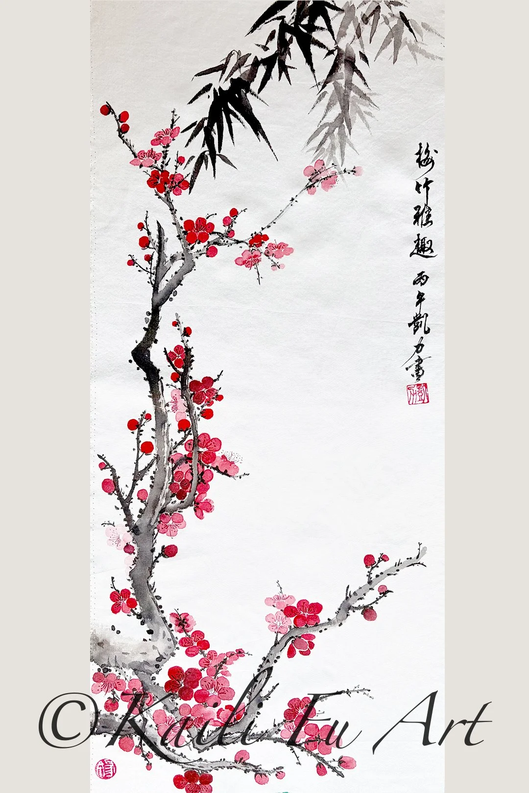 Cherry blossom and Bamboo