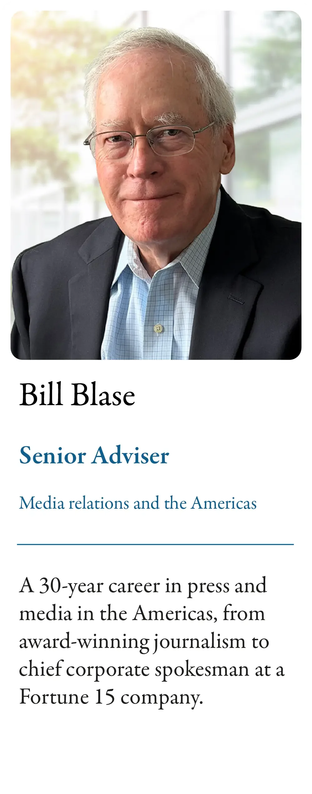 Bill Blase Thumbnail, click to see the full biography