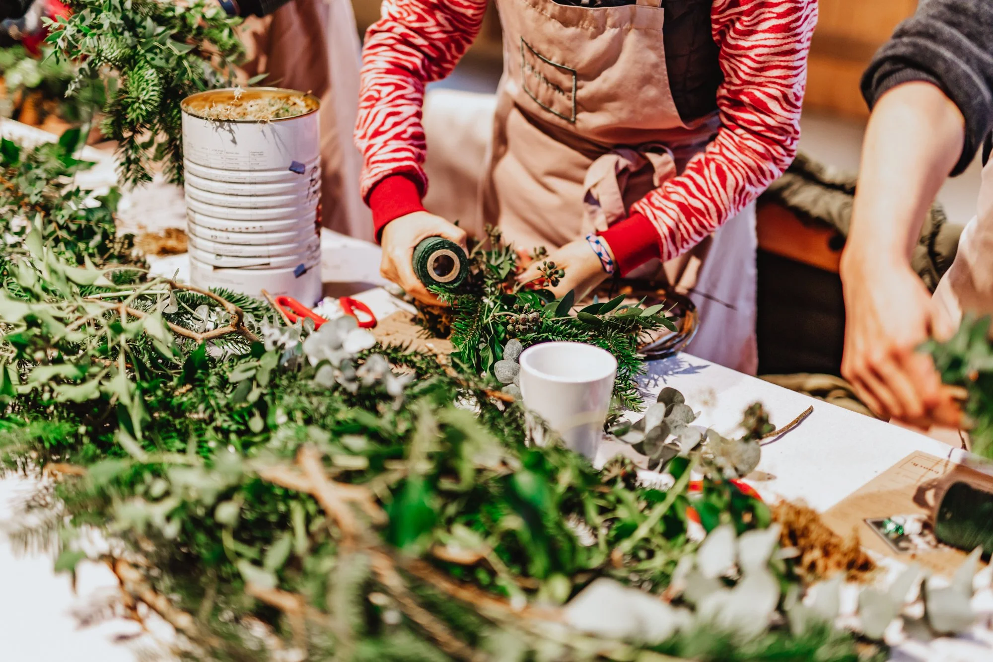 Festive wreath workshop
