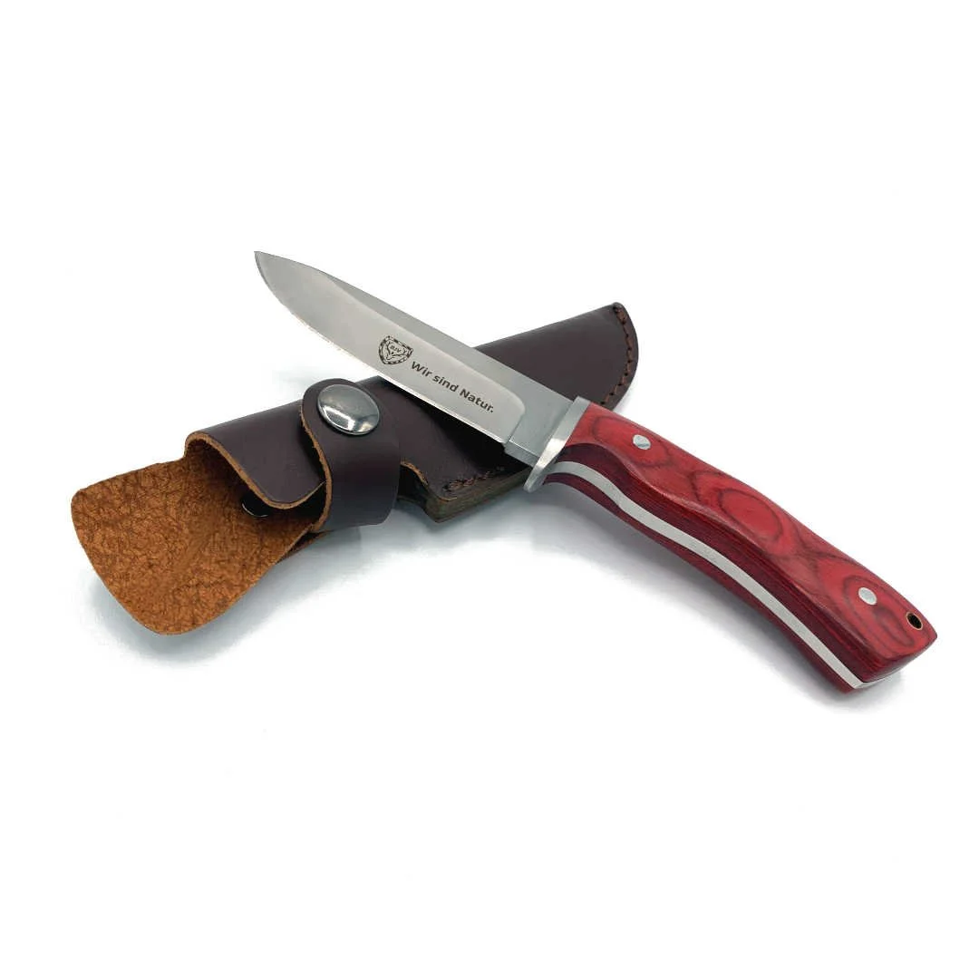 Jagdmesser mit Lederscheide