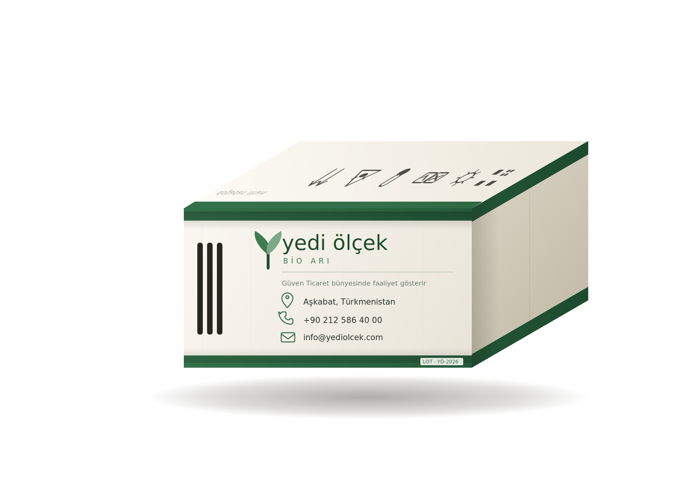 Yedi Ölçek Bio Arı ürün kutusu