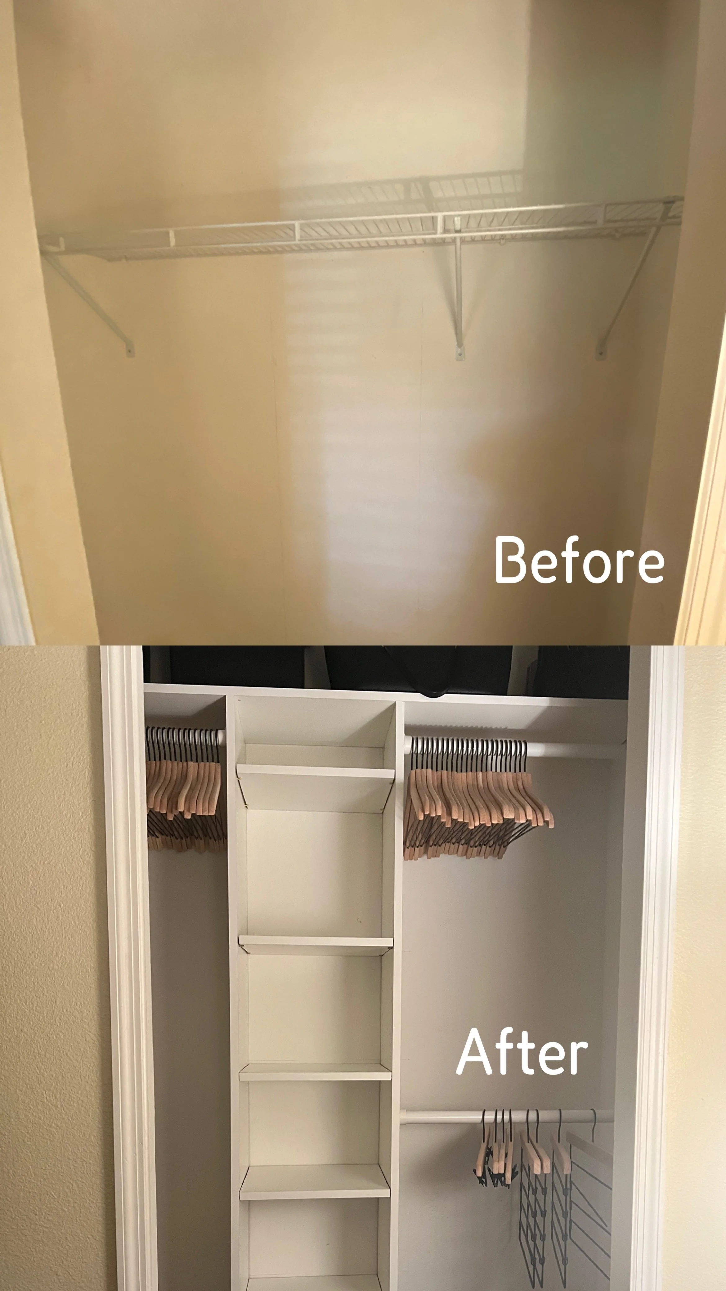 simple closet upgrades