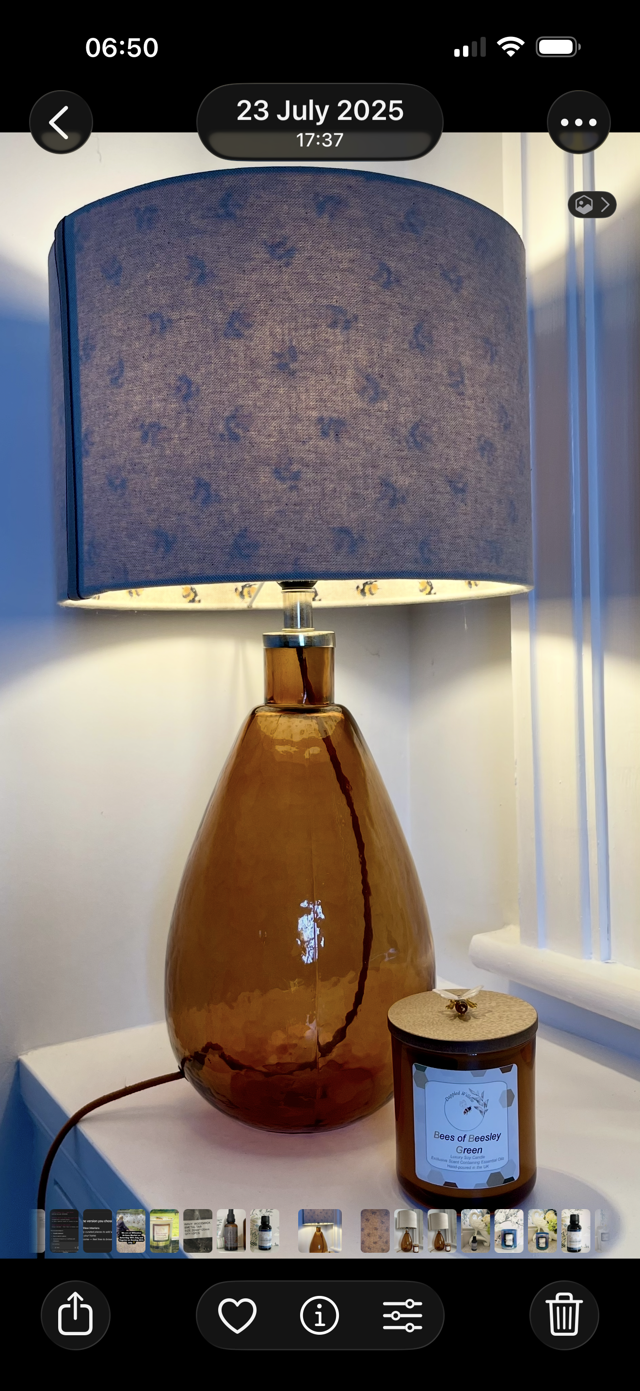 Bees of Beesley Green Lampshade