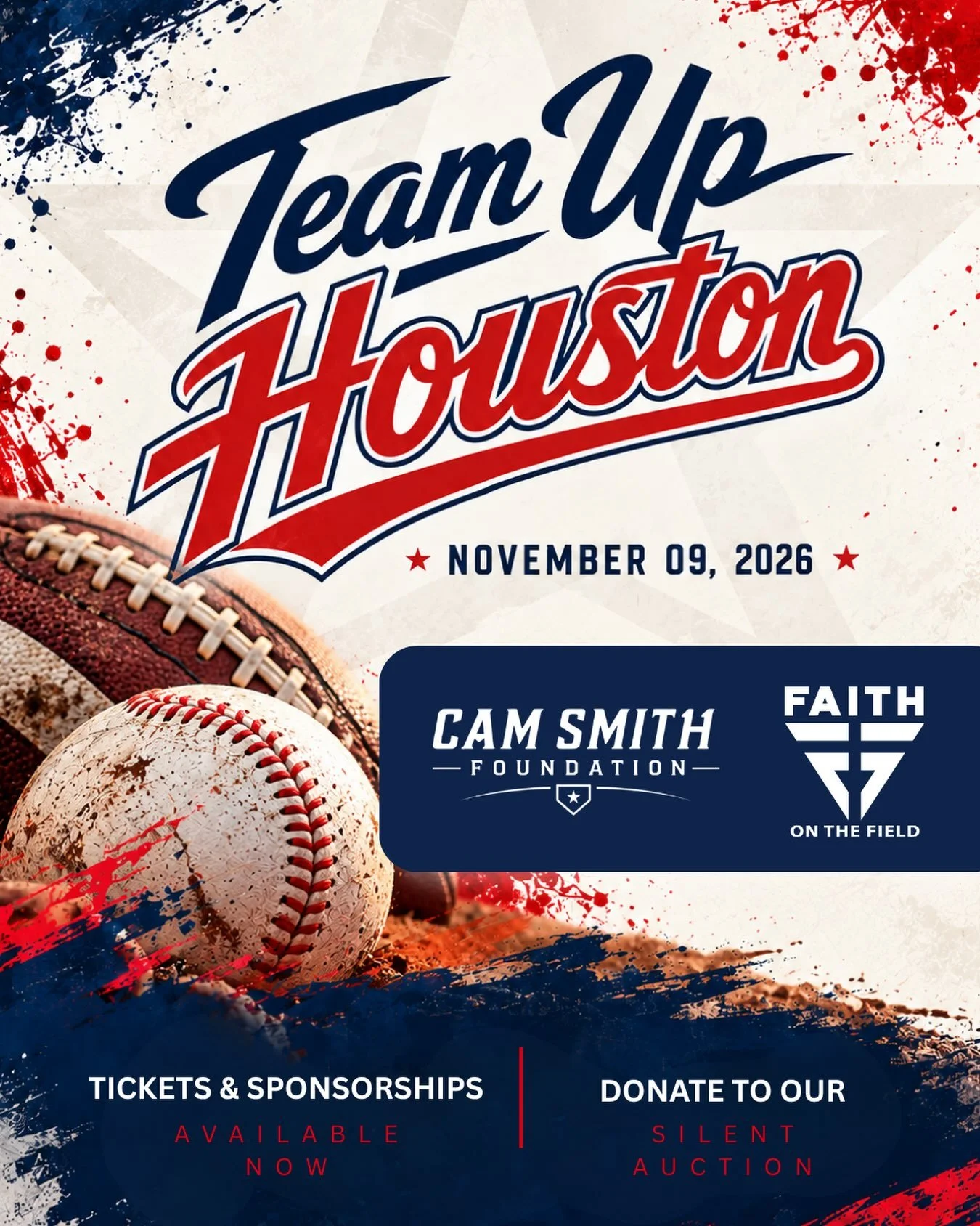 HOUSTON, JOIN US FOR OUR LAUNCH!

This November, join @camsmith11 as we celebrate the launch of the Cam Smith Foundation and its mission to support single mothers and their children in Houston.

Come be part of the beginning and help us create opport