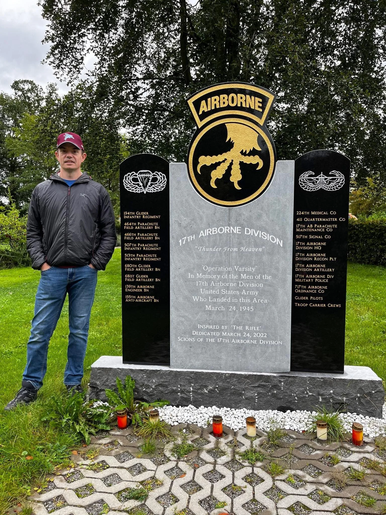 Operation Varisty, 17th Airborne Division Memorial