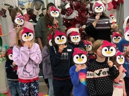 Heure du conte "Les pingouins", St-Ferréole-les-Neiges, 2025