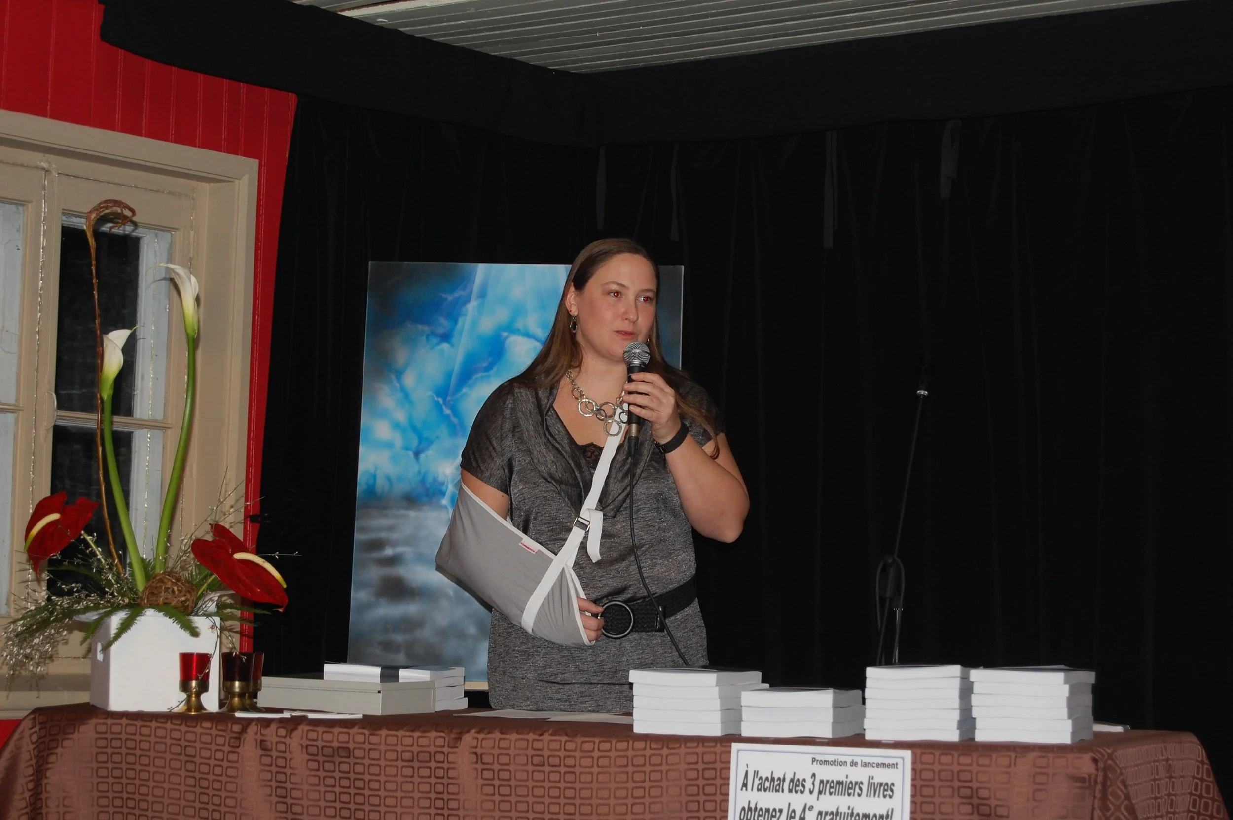 Lancement du livre "L'Hafnyra", Tome 4 de la série "La vengeance du dieu maudit", 2010