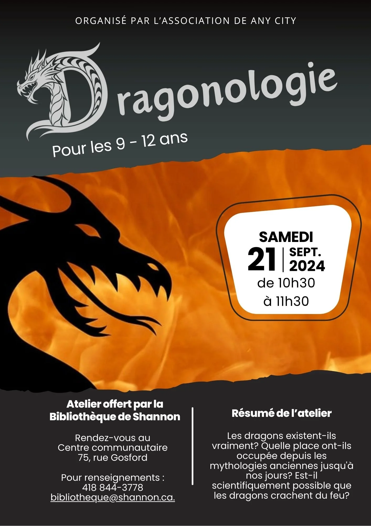 Promo atelier "Dragonologie", Shannon, 2024