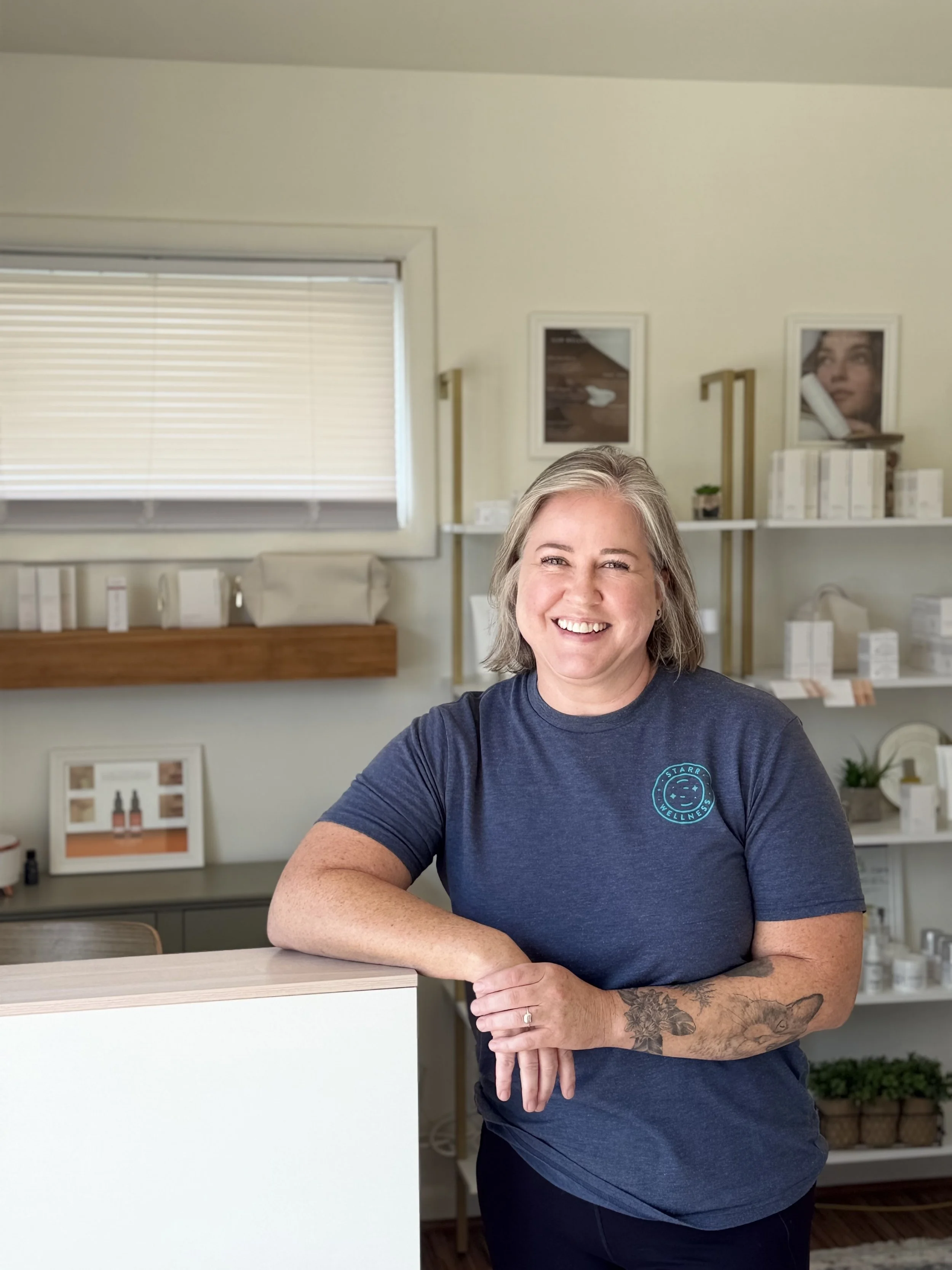 Lindsay Starr, owner of Starr Wellness, a massage studio in Lexington, KY