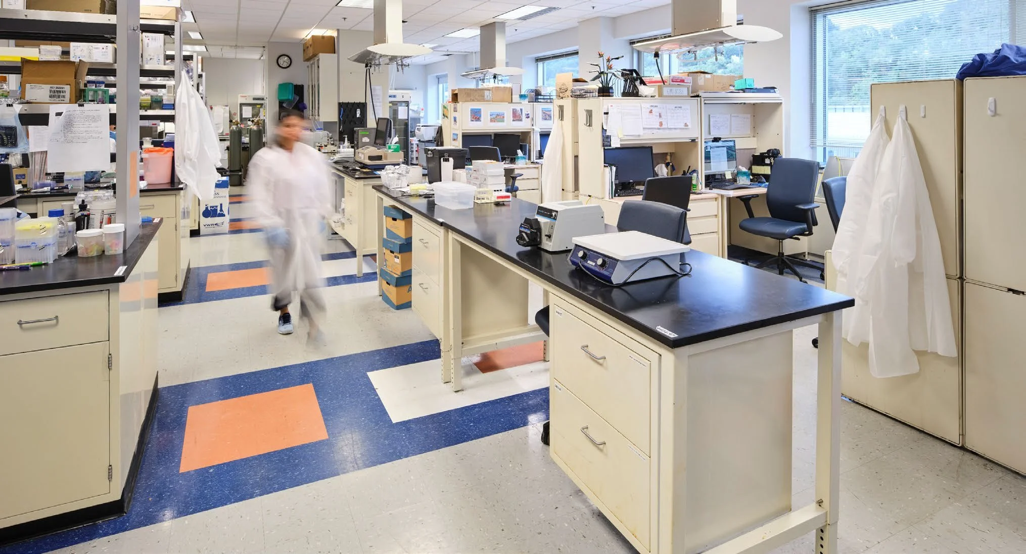 Lab technicians working at BenchBridge Labs
