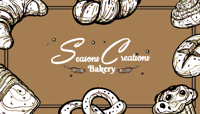 Business card for local bakery 