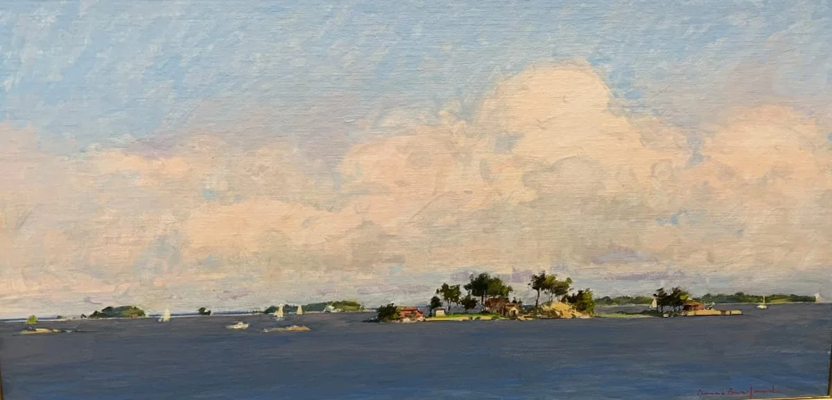 Passage thru Norwalk Island (18x36)