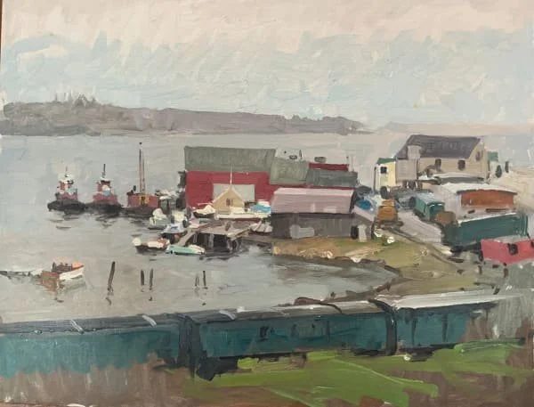 Belfast Harbor Maine (16x20)