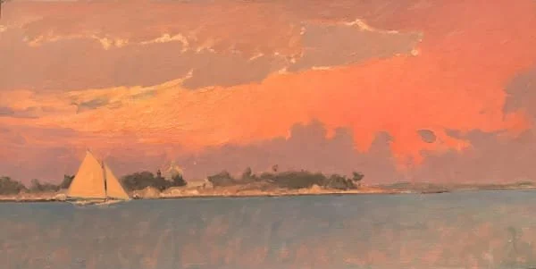 Sailing at Sunset (12x24)