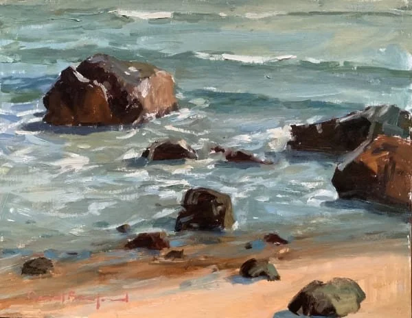 Rocks at Weekapaug (11x14)