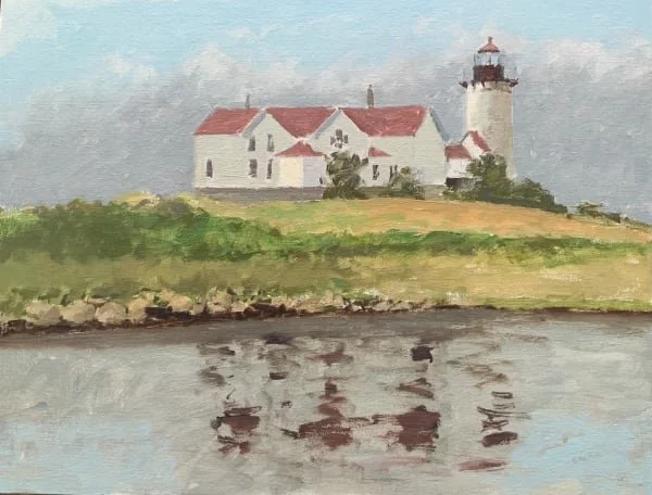 Lighthouse Back View (12x16)