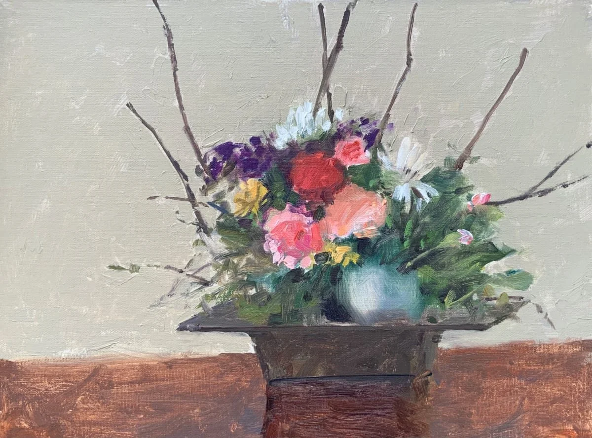 Colorful Flowers (9x12)