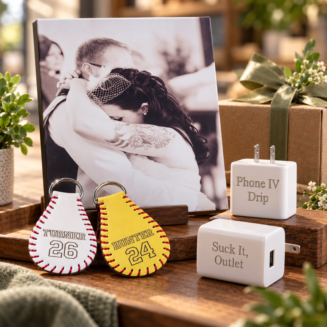 Personalized gifts including custom photo on metal, keepsakes, keychains and accessories
Forge & Fiber Designs