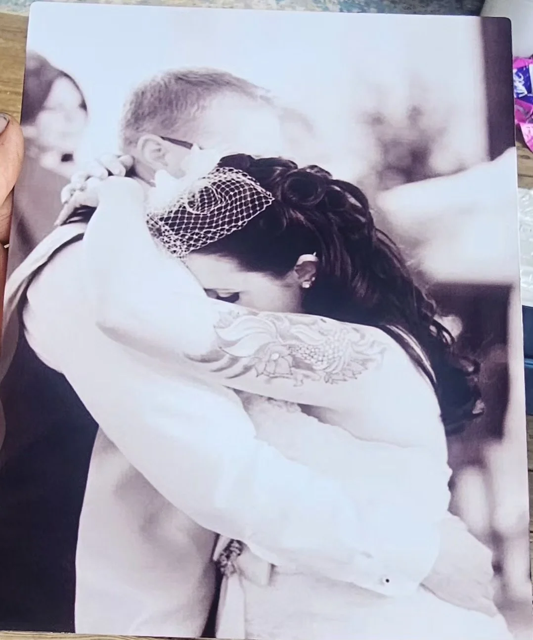 Metal Personalized photo gift created by Forge & Fiber Designs