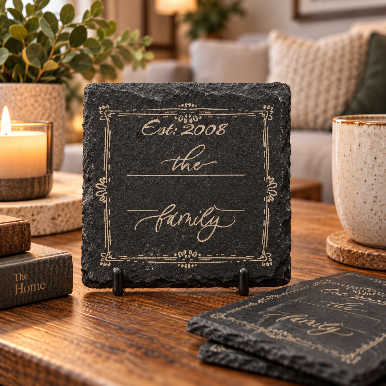 Custom engraved home décor and personalized metal artwork Forge & Fiber Designs in Chattanooga