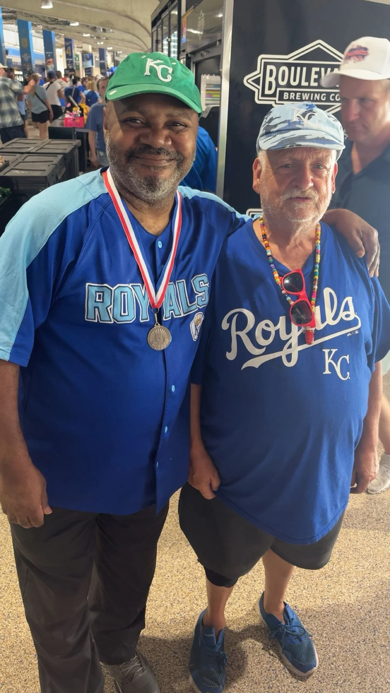 Two CDD friends at the KC royals