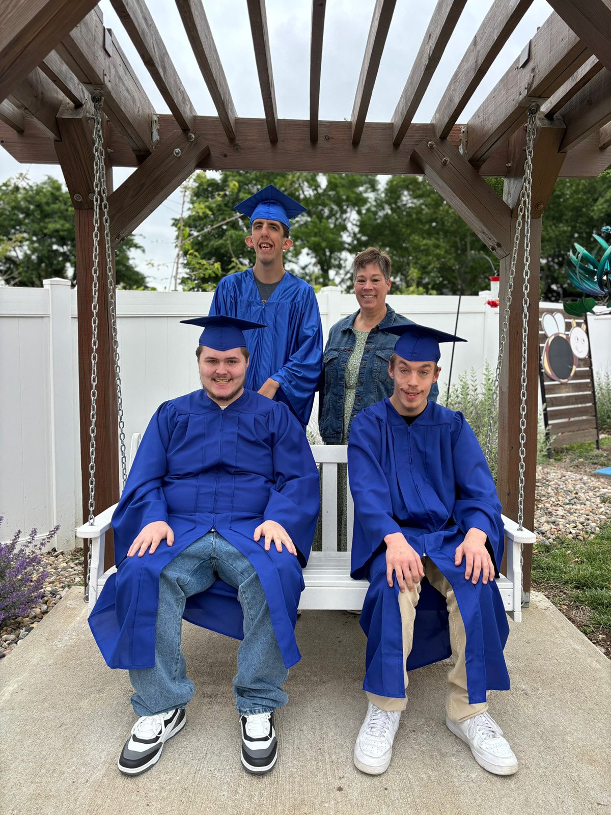 Developmentally disabled kids graduation