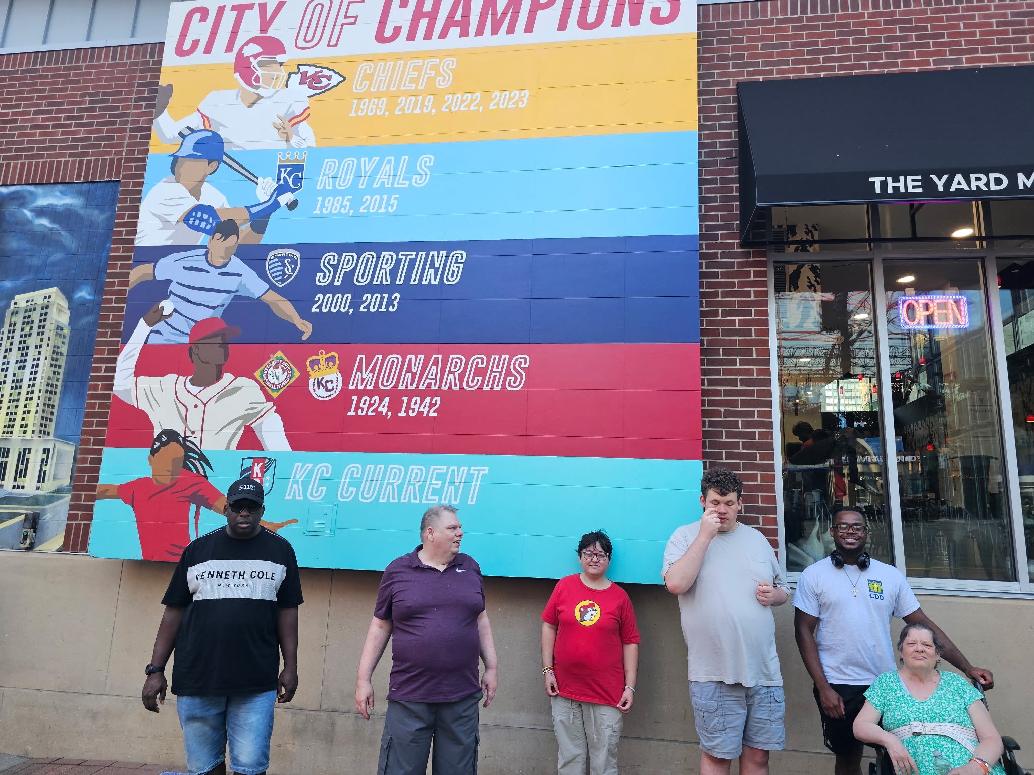 CDD Clients at the sports arena