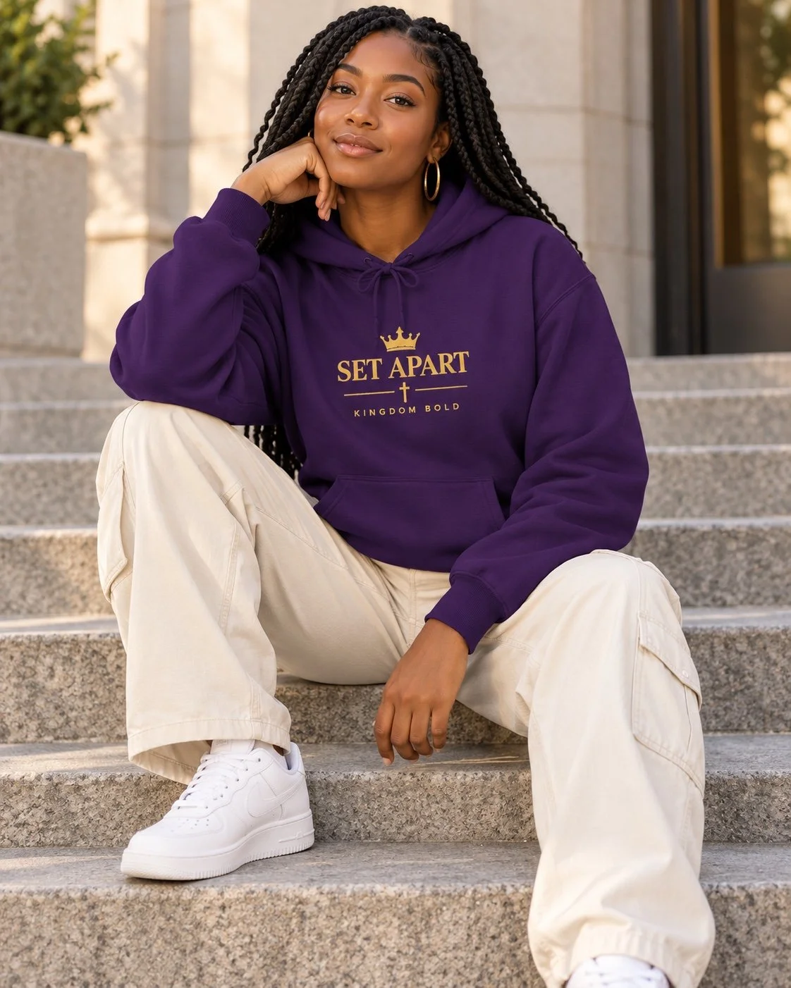 Set Apart – Purple Unisex Heavy Blend Hoodie