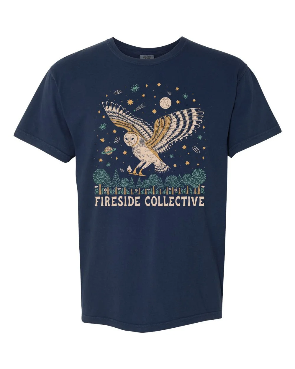 Owl T-shirt (blue)