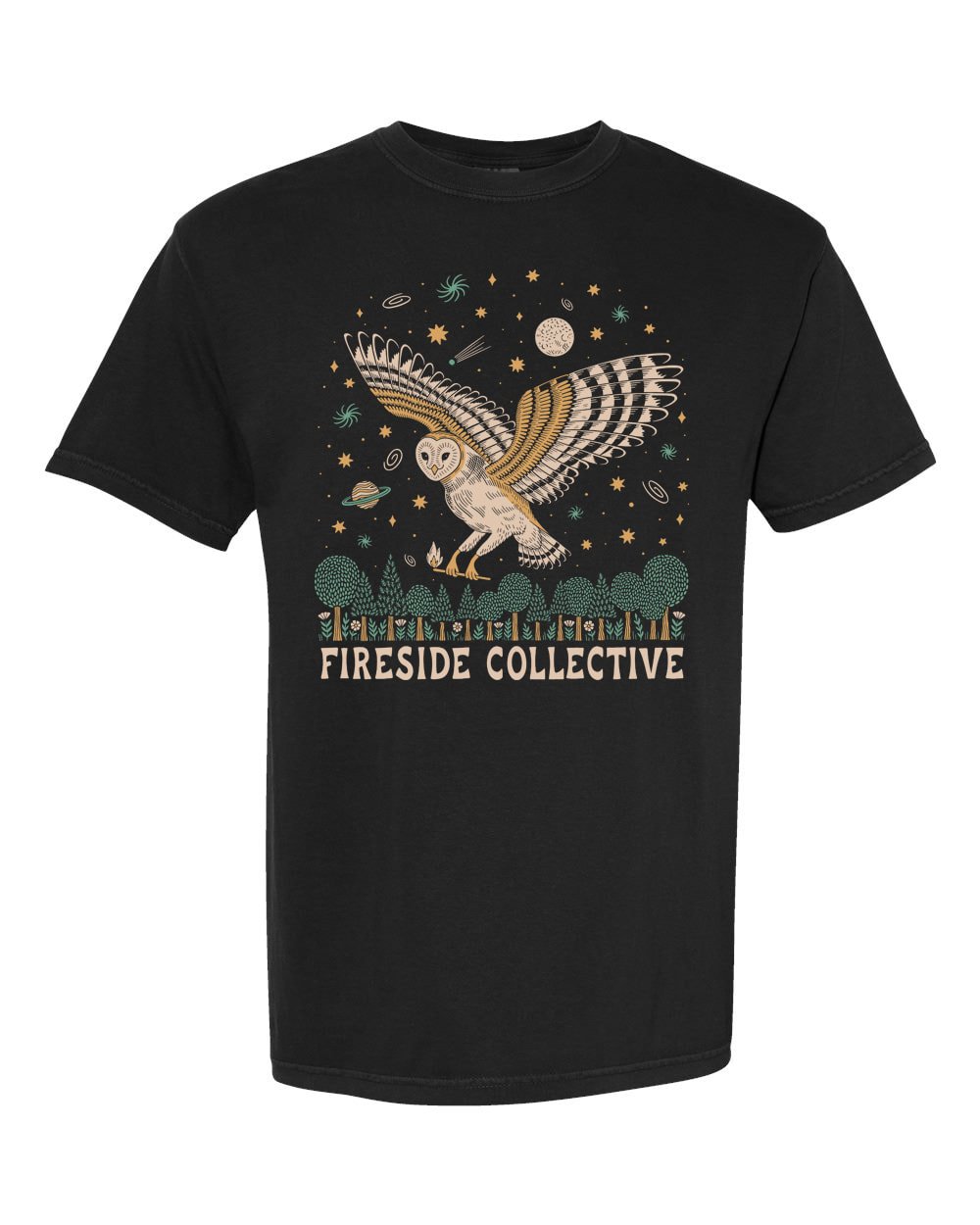 Owl T-shirt (black)