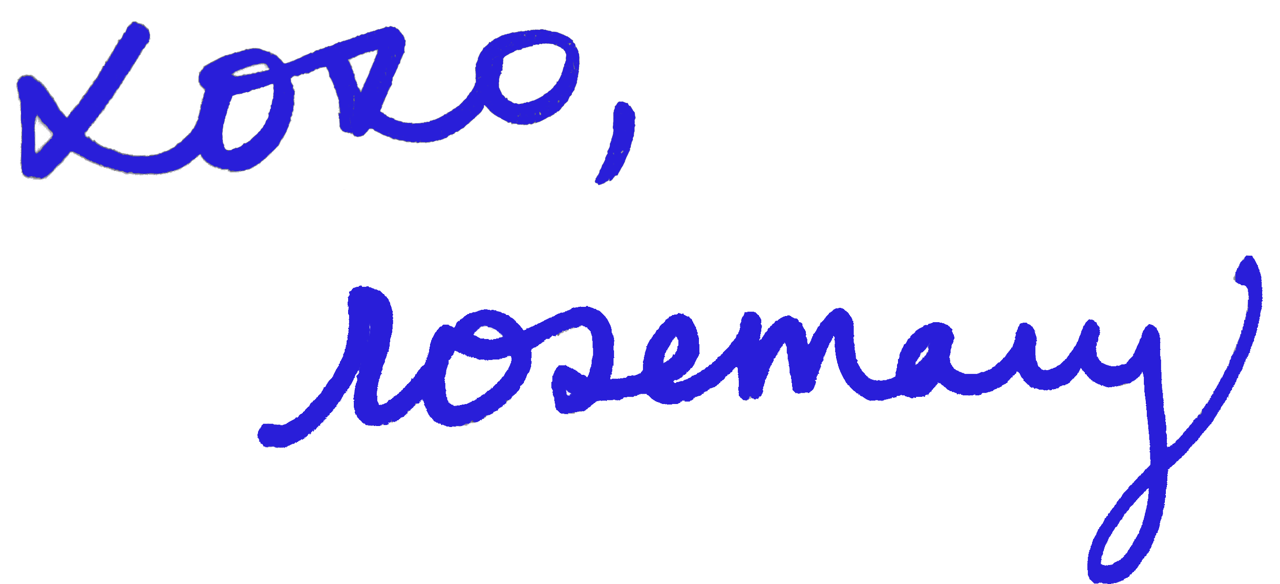 The phrase 'LADY, I PROMISE' written in blue handwritten text.