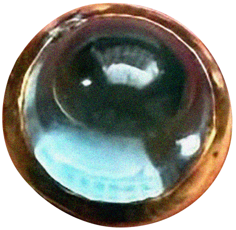 A photo a blue gemstone