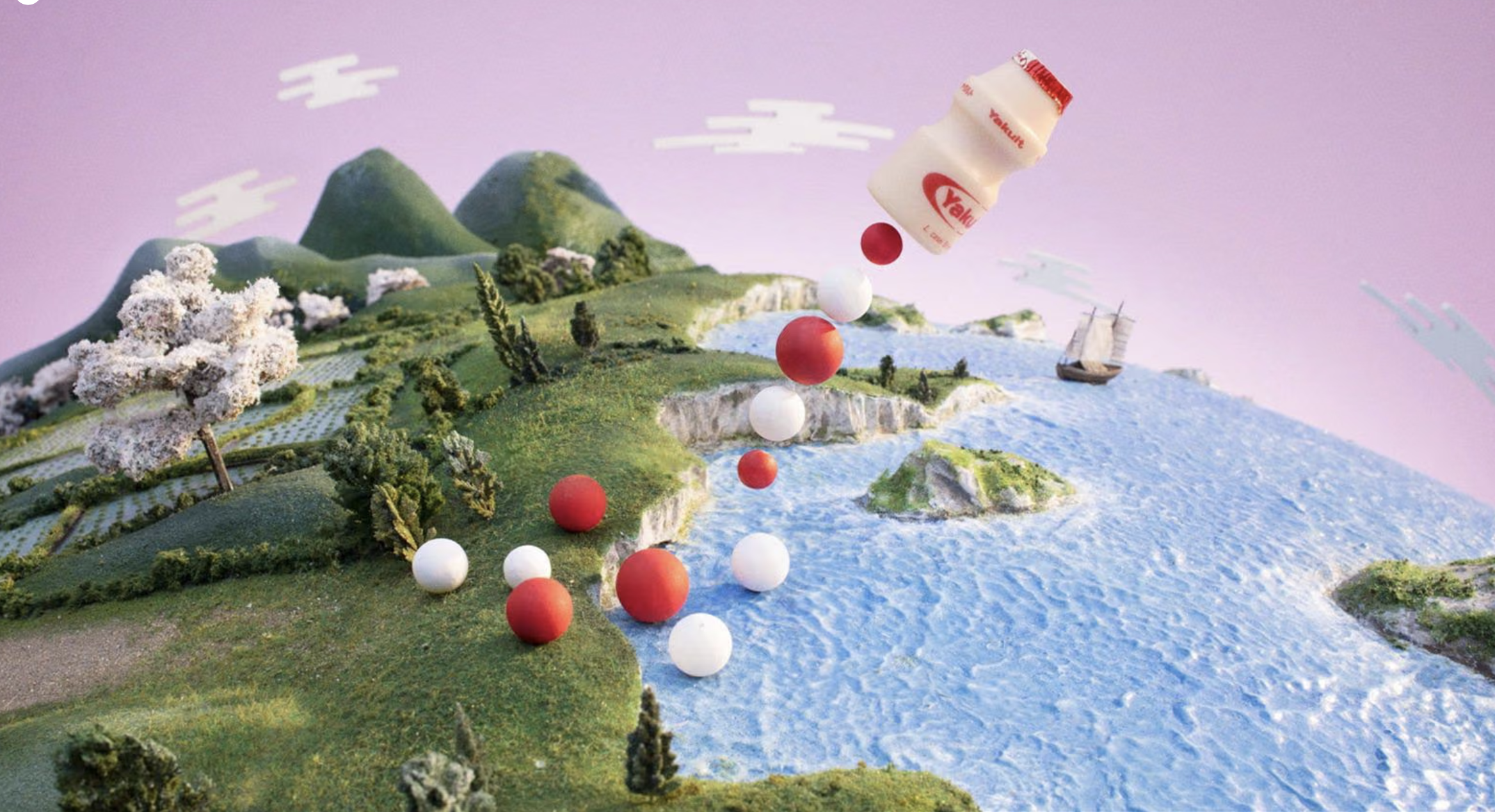 Yakult "The Little Bottle On A Mission" - Modelmaker