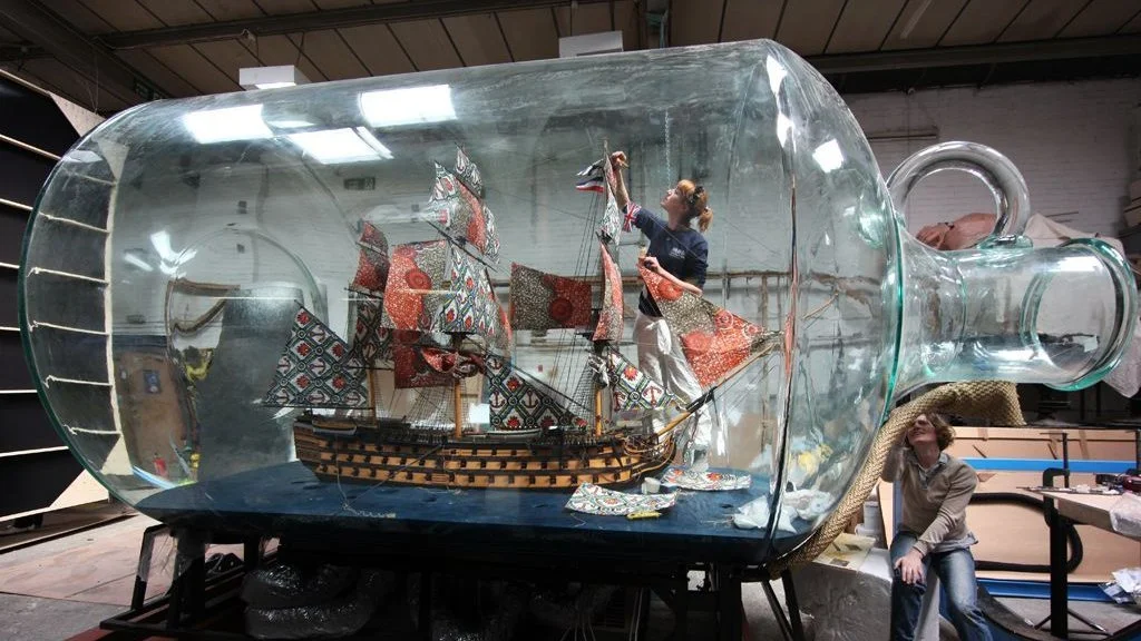 Yinka Shonibare - Nelson's ship in a bottle Model