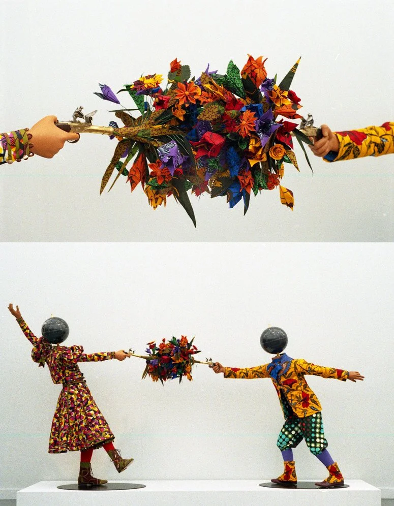 Yinka Shonibare - Fabric flowers