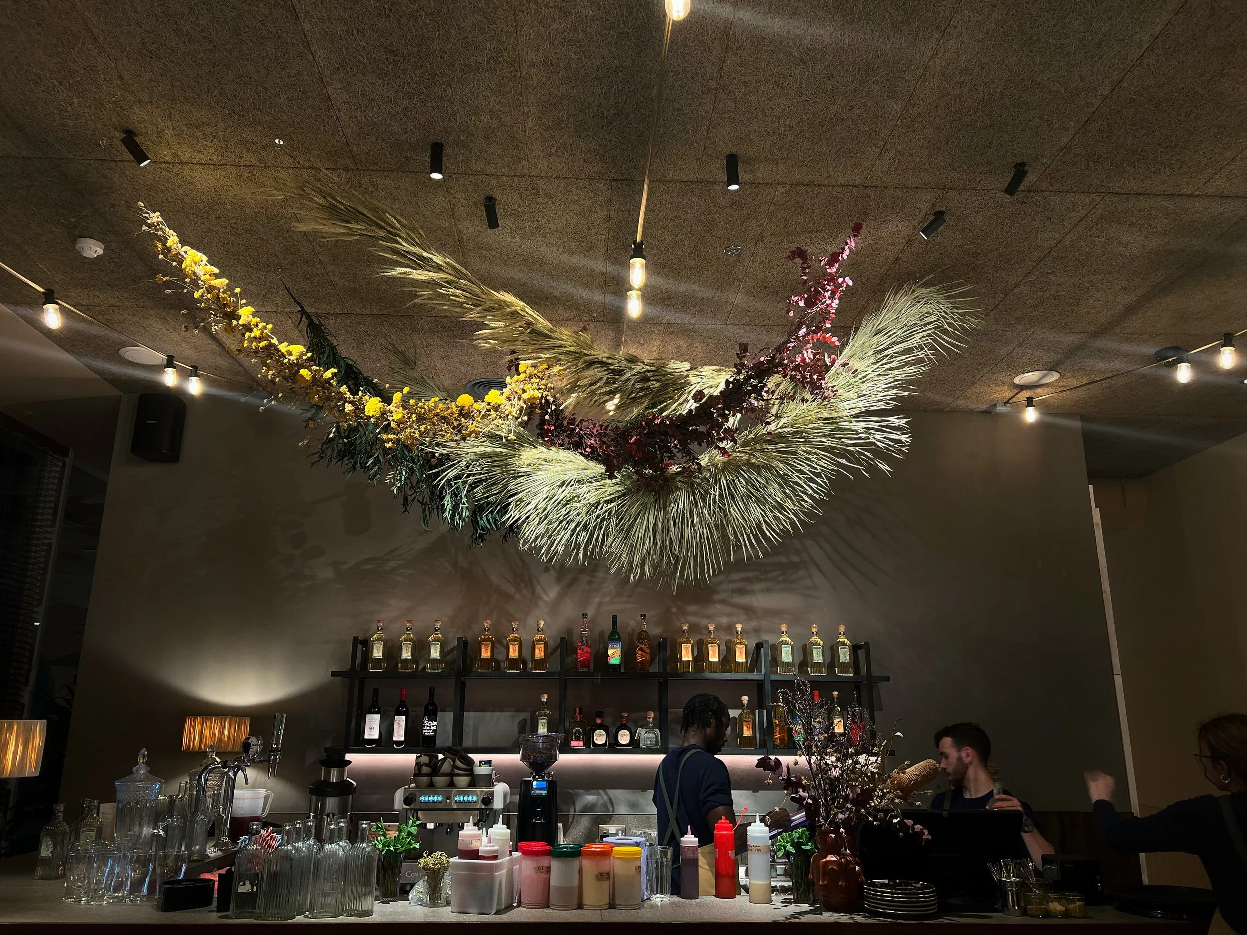 Wahaca Paddington Floral installation