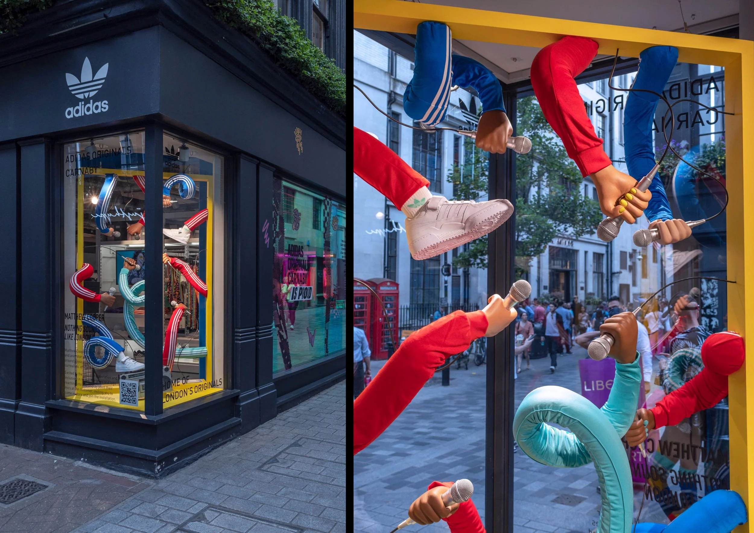 Adidas Carnaby Street - Window display