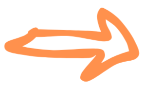Flèche orange pointant vers la droite