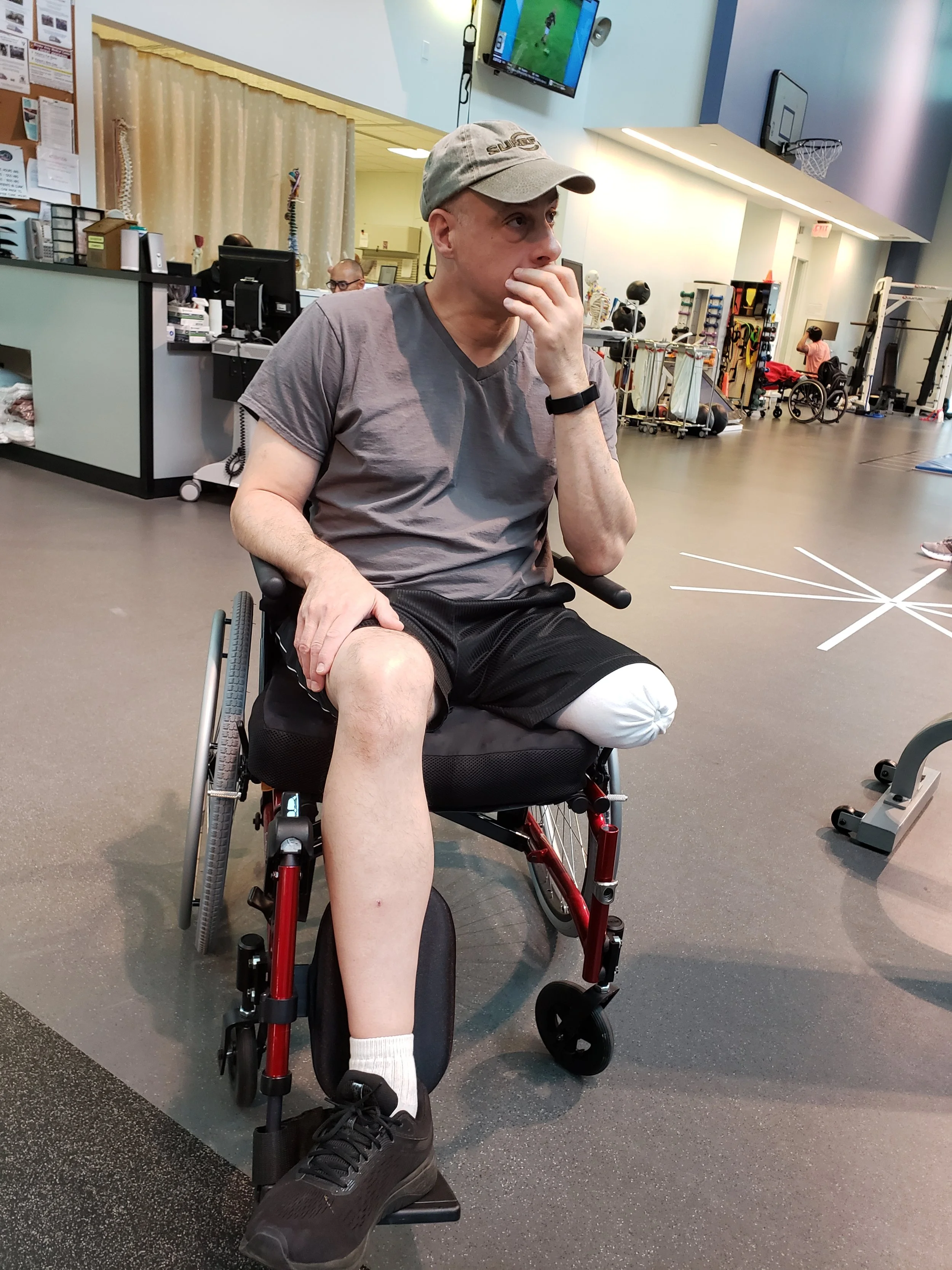 Injured amputee combat veteran Geoff Davis