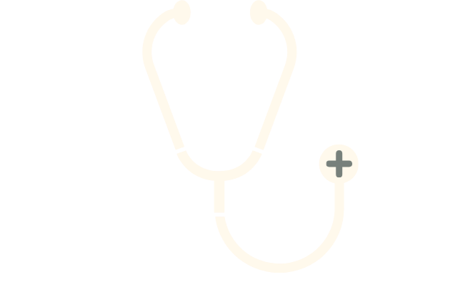 Logo de Services CliniPharma. Une illustration simplifiée d'un stéthoscope médical en blanc sur fond noir.