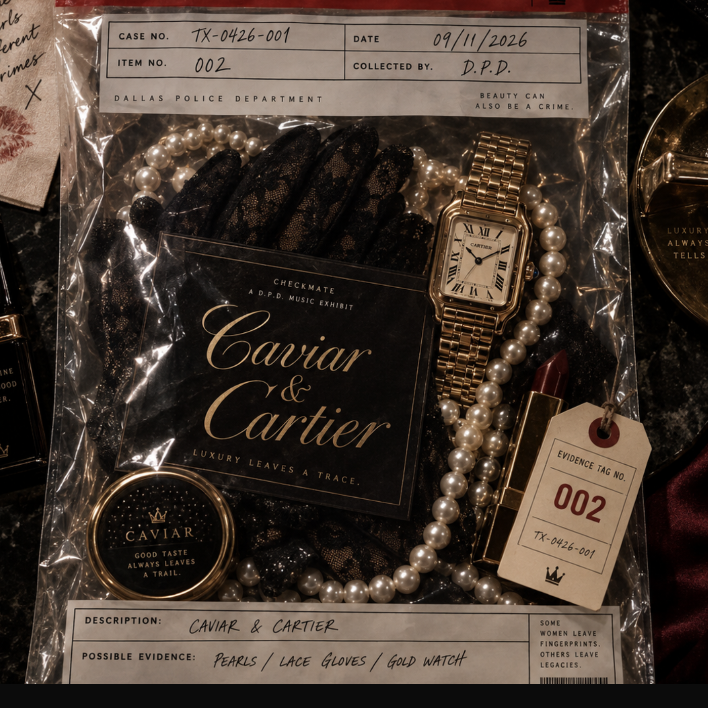 Caviar and Cartier evidence