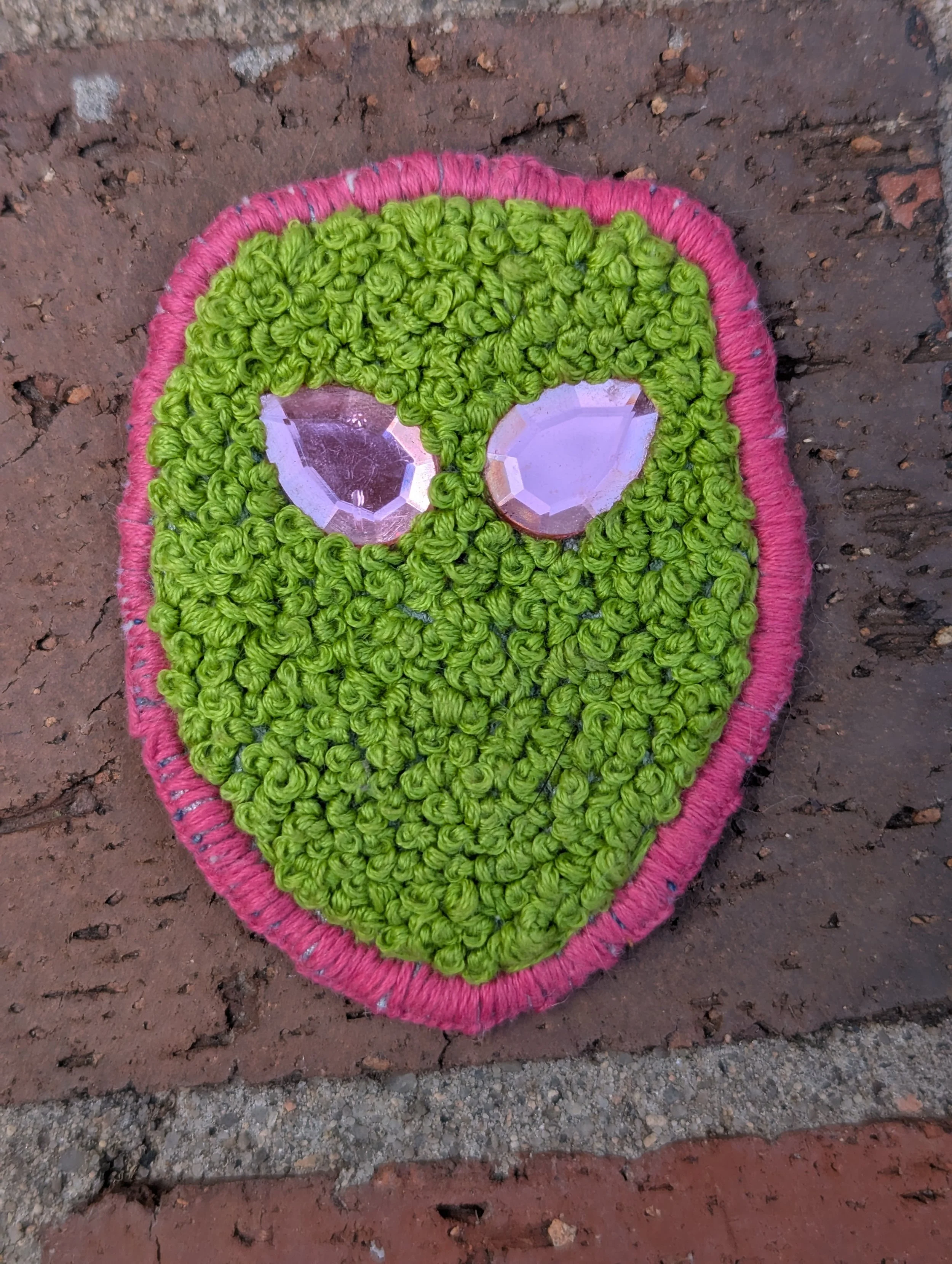 French Knot Alien Patch