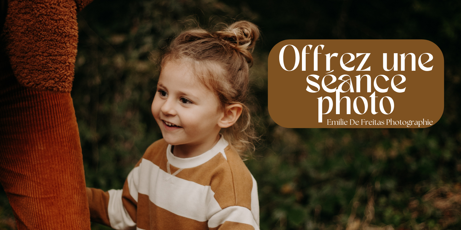Offrez une séance photo à un proche et sa famille avec Emilie De Freitas Photographie