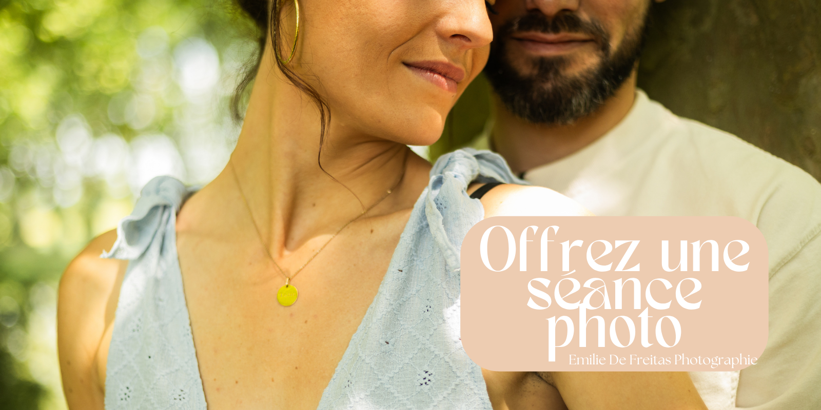 Offrez une séance photo à couple avec Emilie De Freitas Photographie