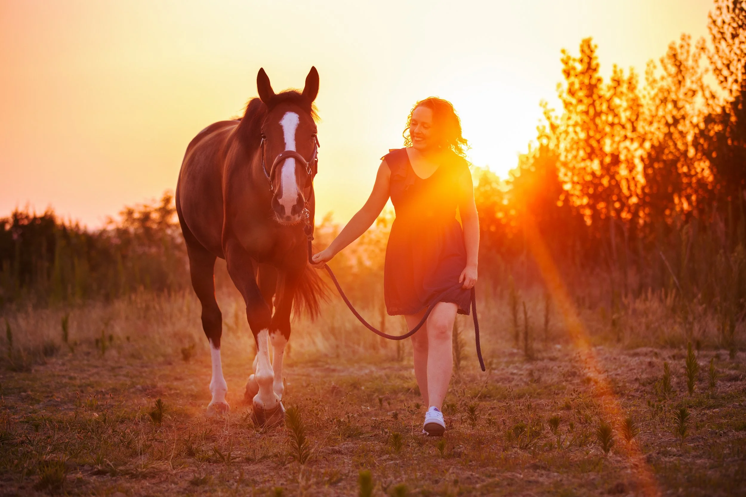 Emilie De Freitas Photographie spécialisée en séance équine e et à la golden hour dans la région toulousaine