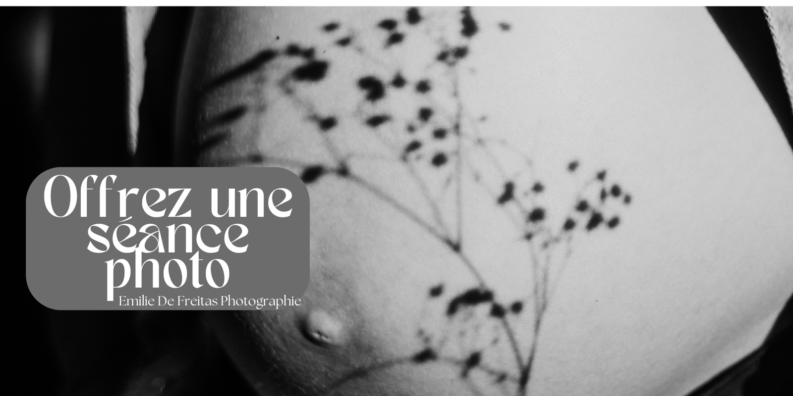 Offrez une séance photo grossesse, maternité avec Emilie De Freitas Photographie