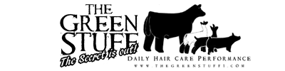 Logo for The Green Streak featuring black silhouettes of a cow, a pig, and a chicken, with text 'The Green Streak' and 'The Secret is out!'