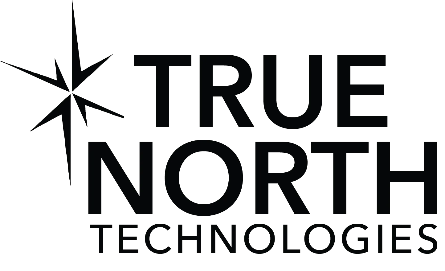 Black background with the white text 'True North Technologies'.